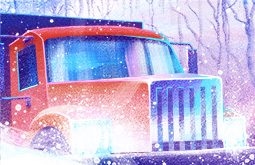 Pennsylvania RFP Cover: detailed view of snowplow